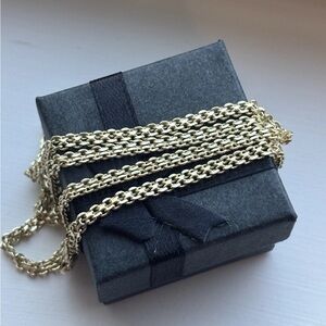Gold Plated Lace Chain Necklace Classic Layering Minimalist Everyday Jewelry